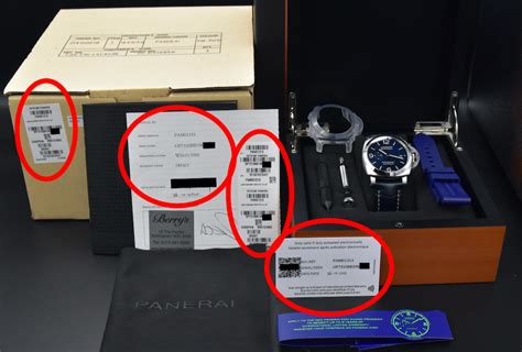 panerai serial number year|pam guard warranty check.